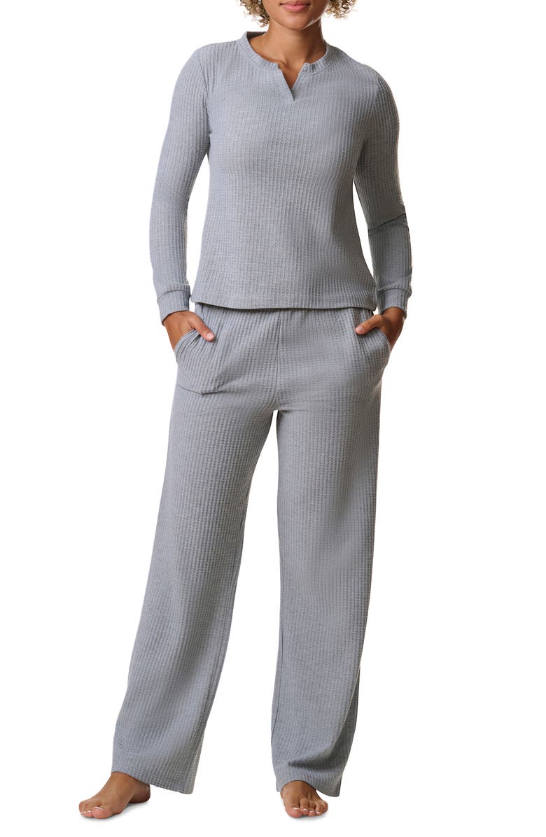 Splendid Thermal Knit Pajamas, Main, color,