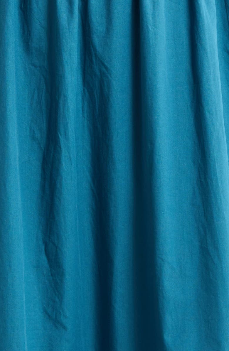 SUGARLIPS Belraj Cotton Poplin Maxi Dress, Alternate, color, Teal