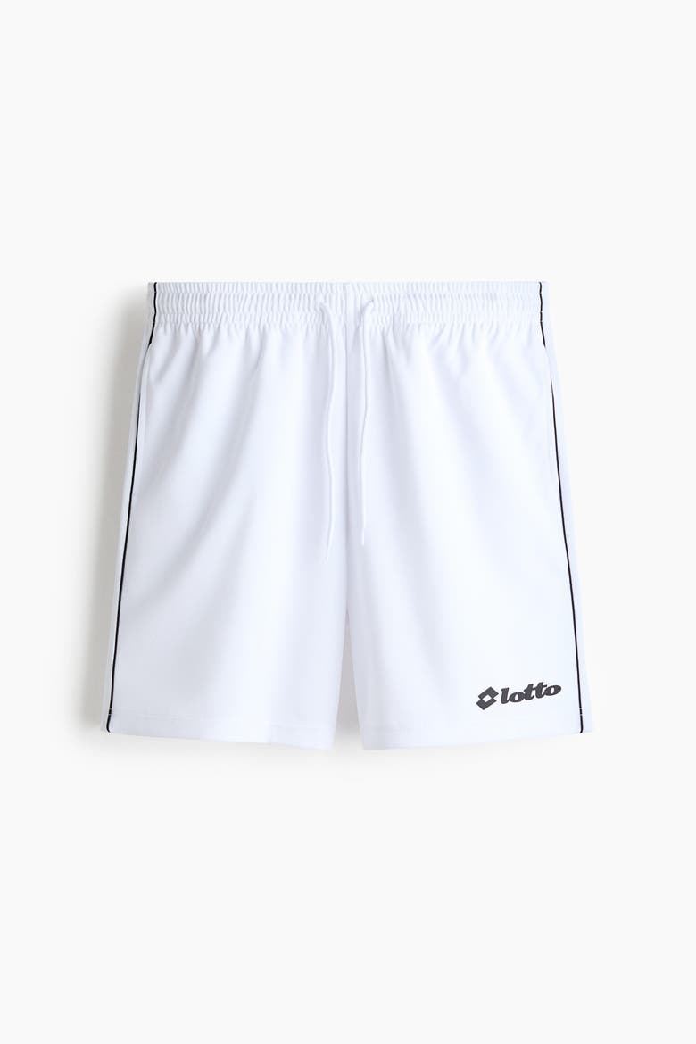 Relaxed Fit Football Shorts, Alternate, color, White/Lotto