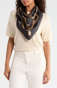 COACH Charms Silk Scarf