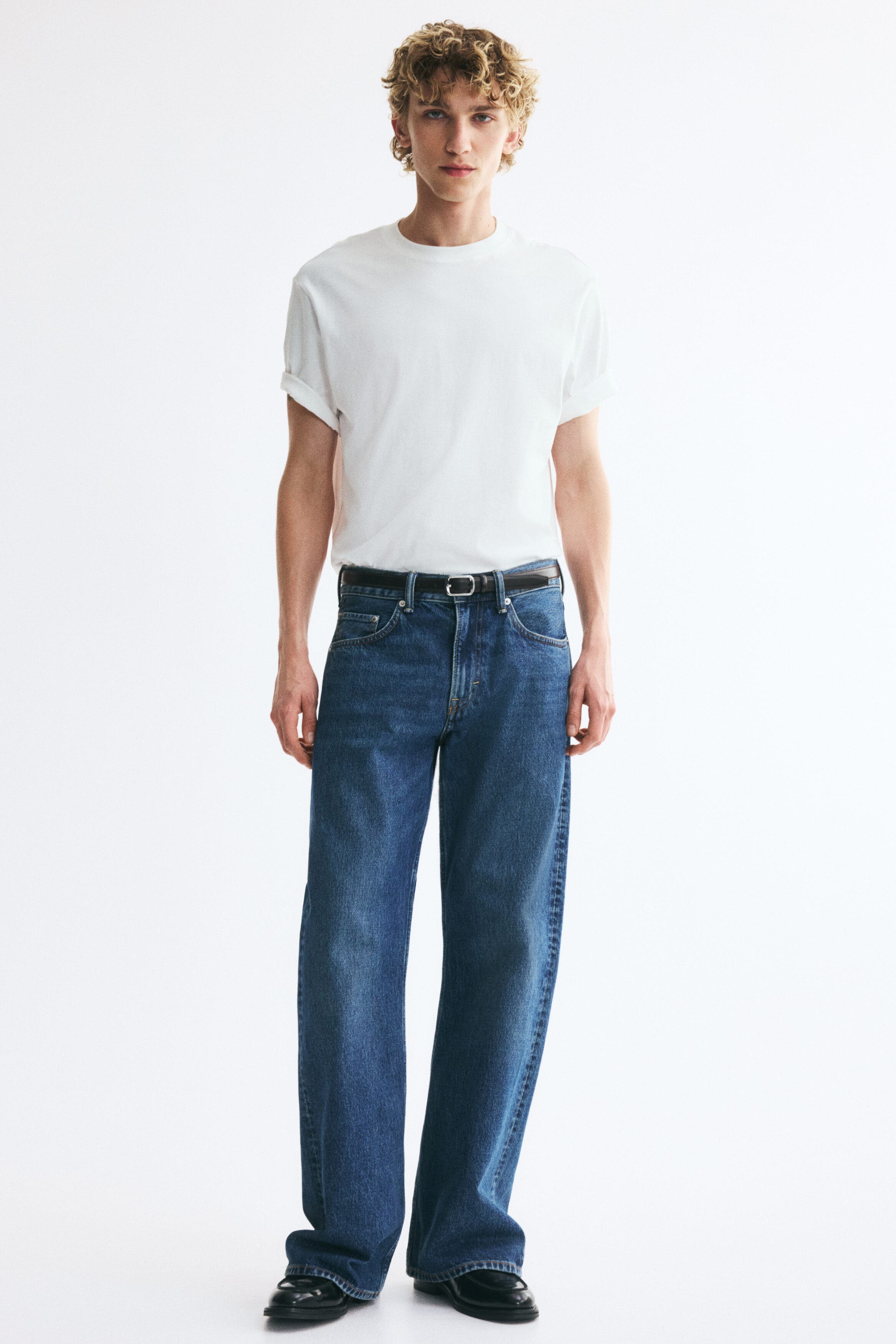 Dark denim blue