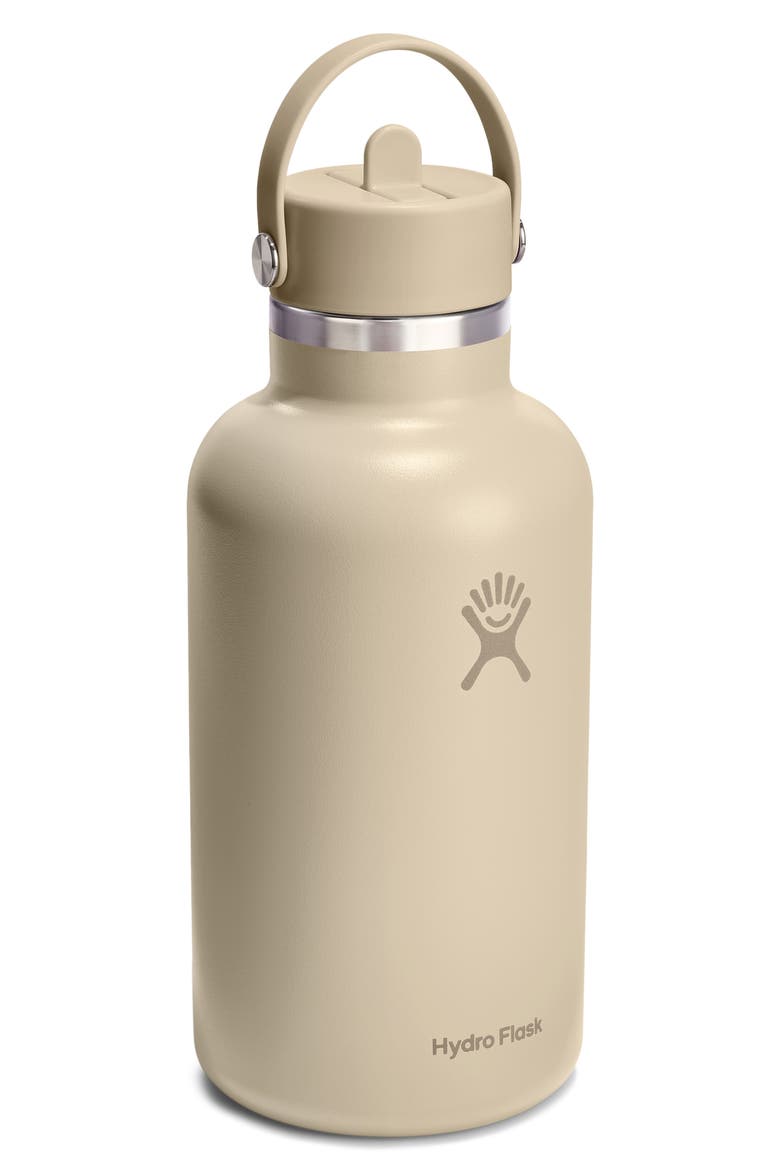 64-Ounce Wide Mouth with Flex Straw Cap, Alternate, color, OAT