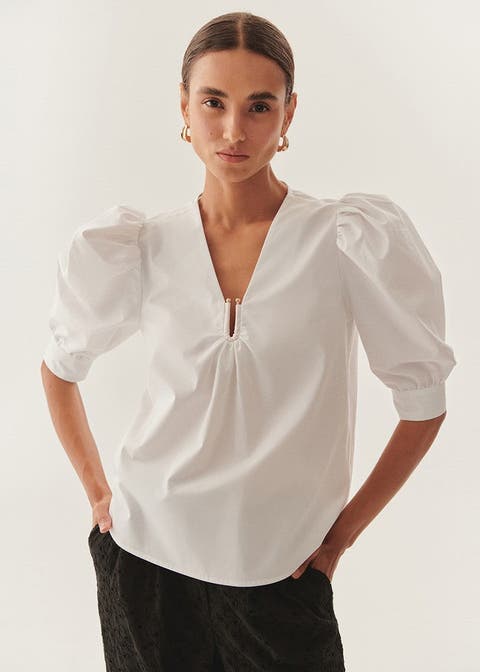 Maggie Poplin Blouse