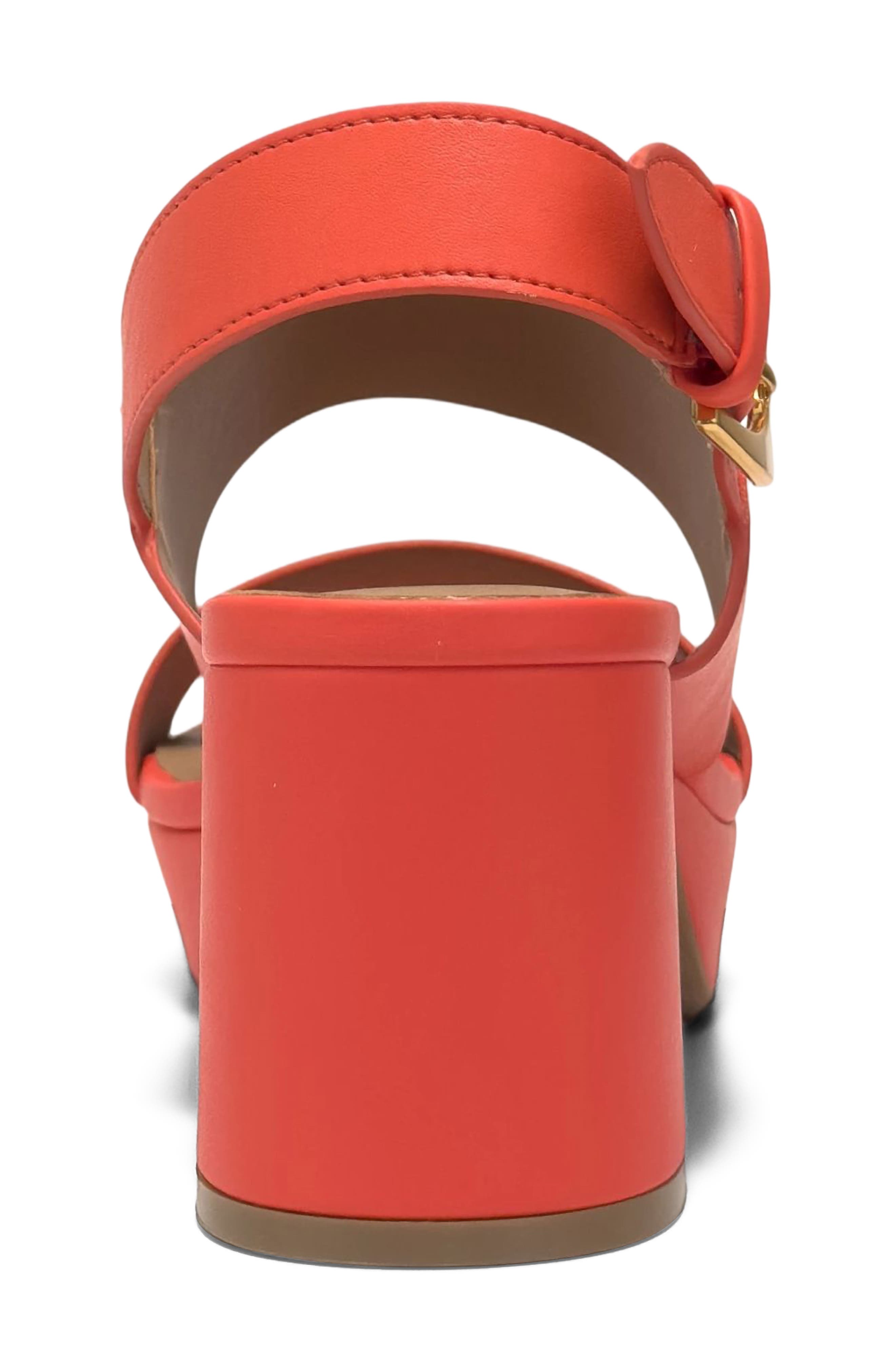 Camila Platform Sandal, Alternate, color, ORANGE