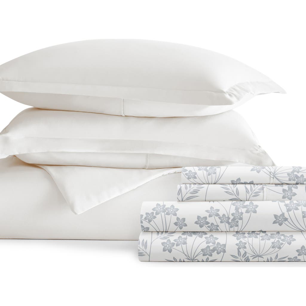 Homespun Bundle Duvet Set In White