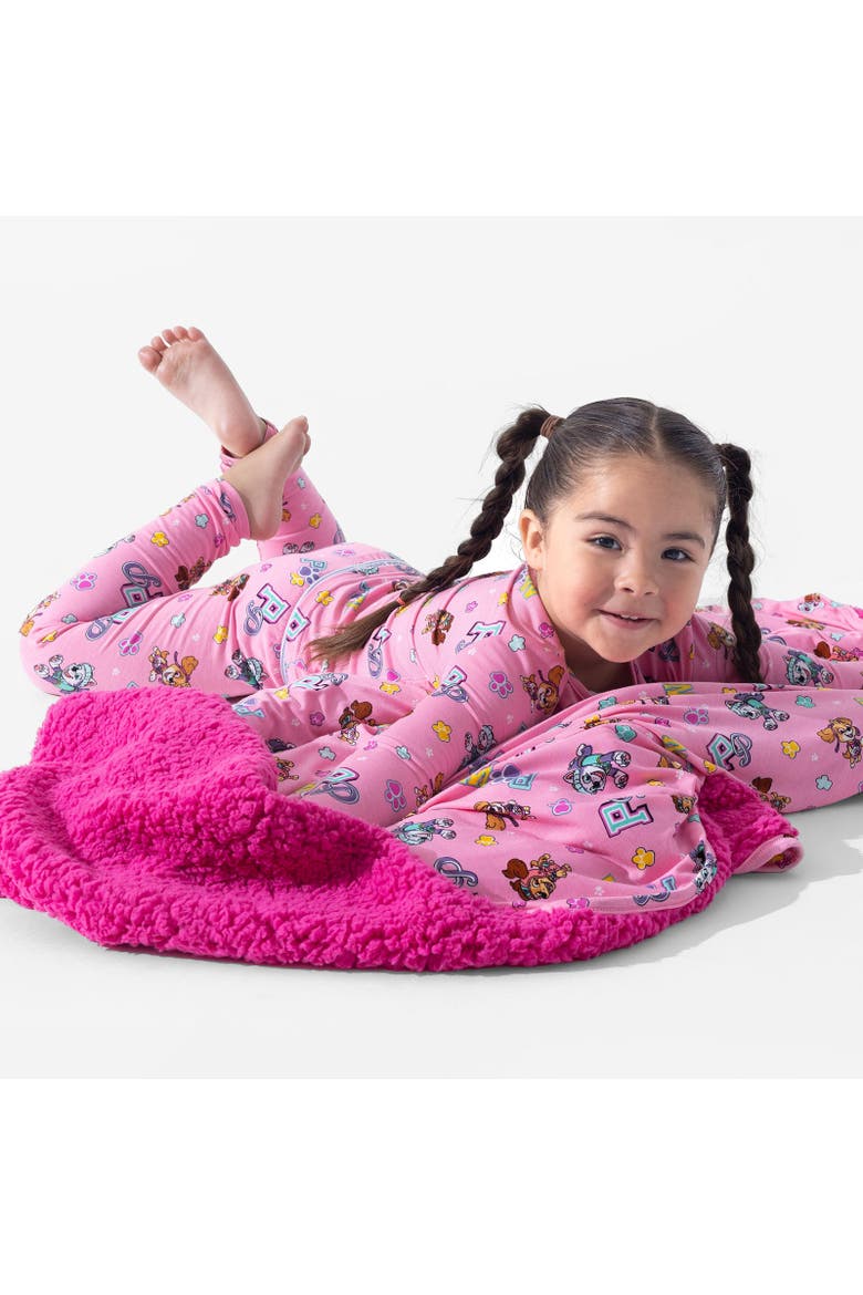 Kids' PAW Patrol Varsity Pink Set of 2 Piece Pajamas, Alternate, color, PAW Patrol: Varsity Pink