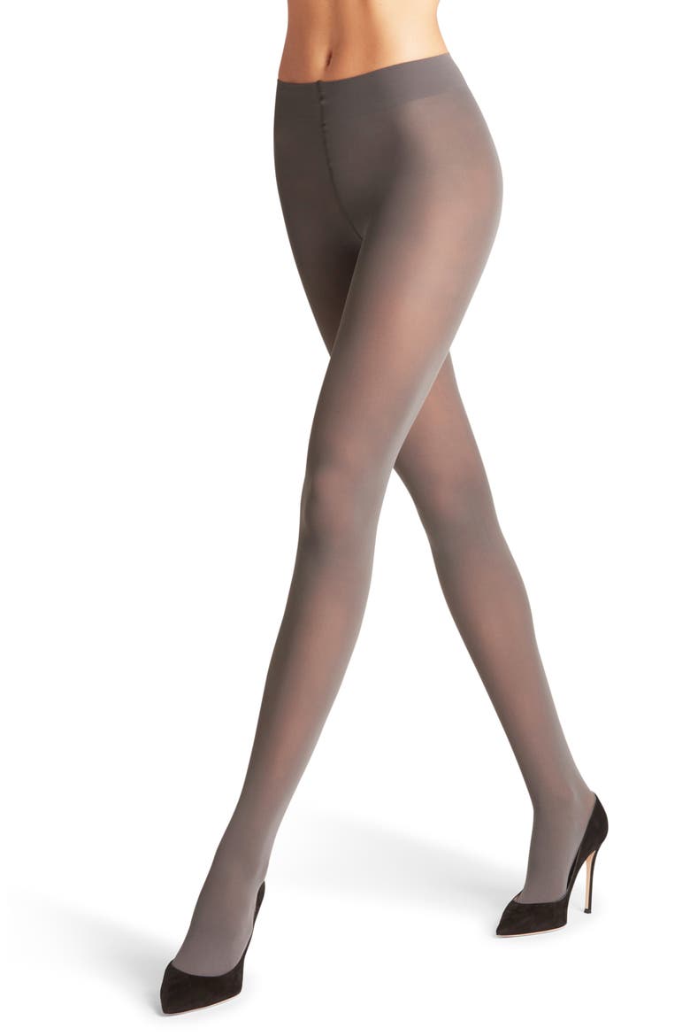 Pure Matte 50 Opaque Tights, Alternate, color, PLATINUM 3903