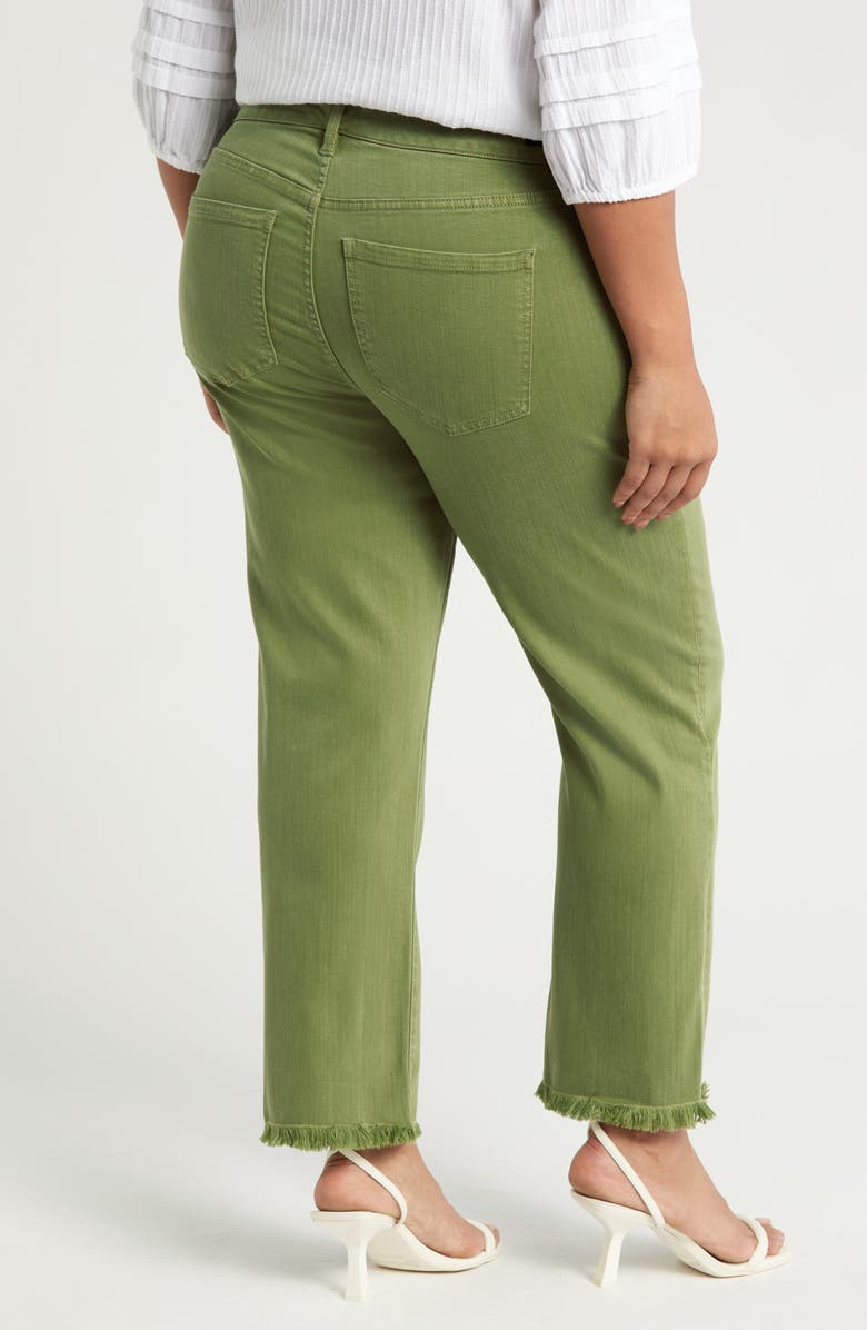 Liverpool Los Angeles Kennedy Frayed Crop Straight Leg Jeans, Alternate, color, 