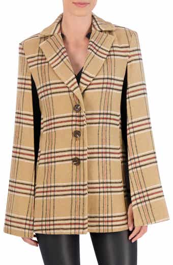 Ookie & Lala Plaid Cape Coat
