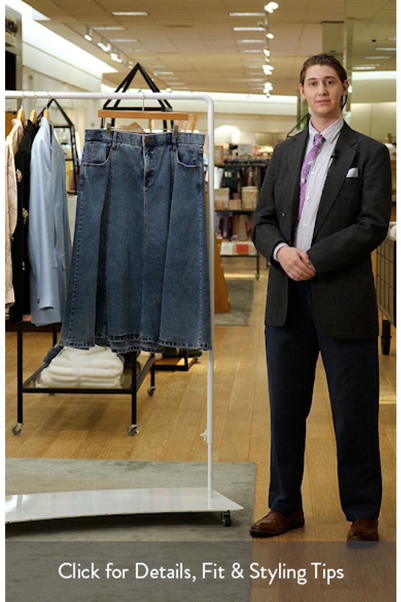 Denim A-Line Skirt video