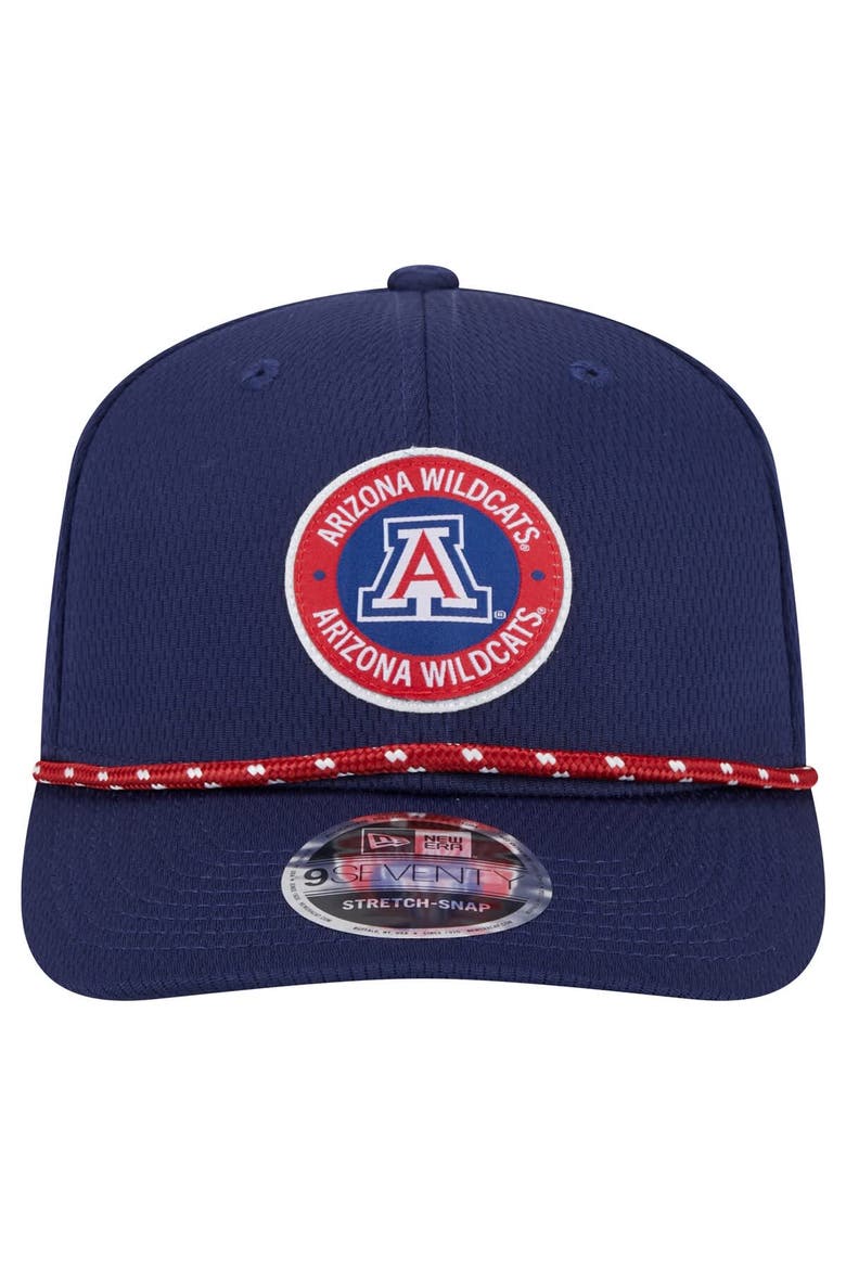 Men's New Era Navy Arizona Wildcats COOLERA 9SEVENTY Rope Stretch-Snap Hat, Alternate, color, Navy