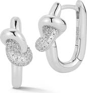 GLAZE JEWELRY Love Knot Hoop Earrings