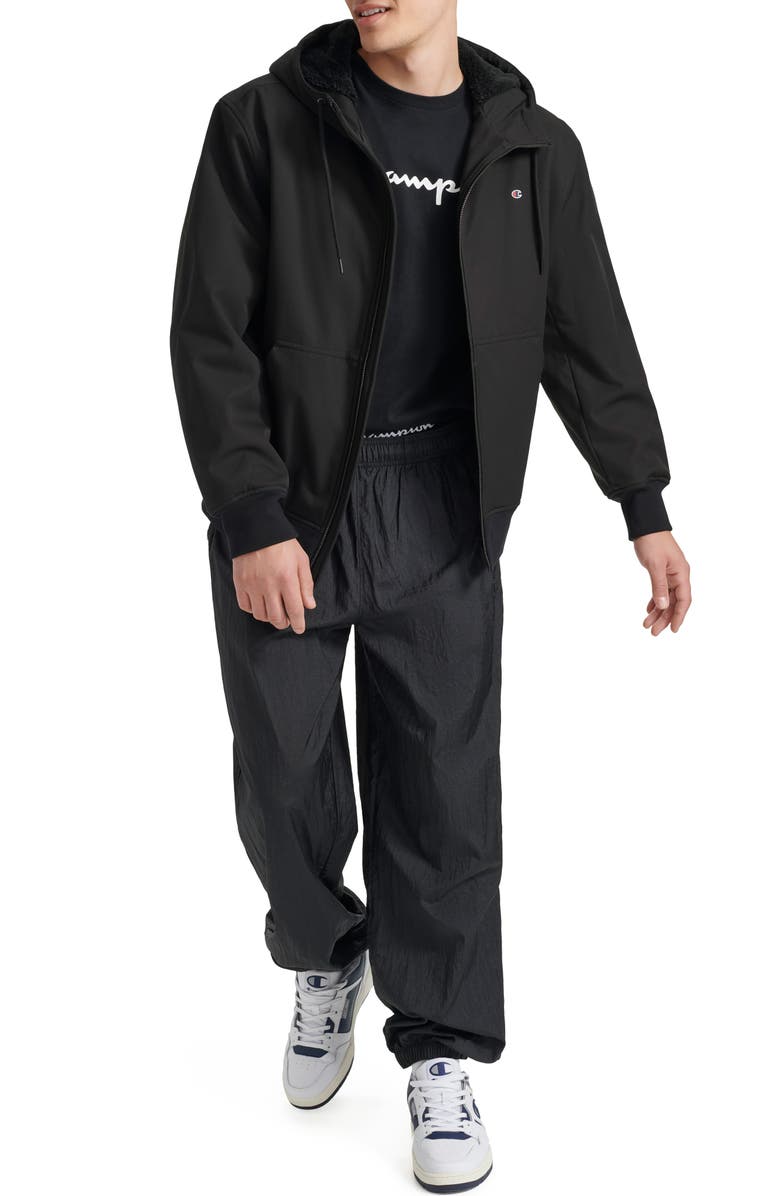 Champion Water Resistant Soft Shell Bomber Jacket, Alternate, color, 