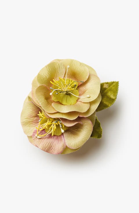 The Hellebore Floral Brooch