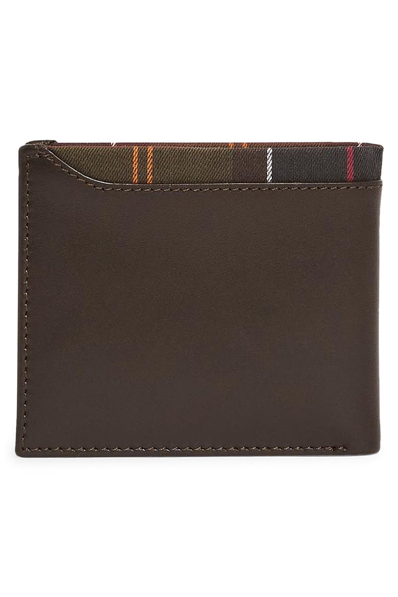 Brodick Leather Bifold Wallet, Alternate, color, BROWN/ CLASSIC