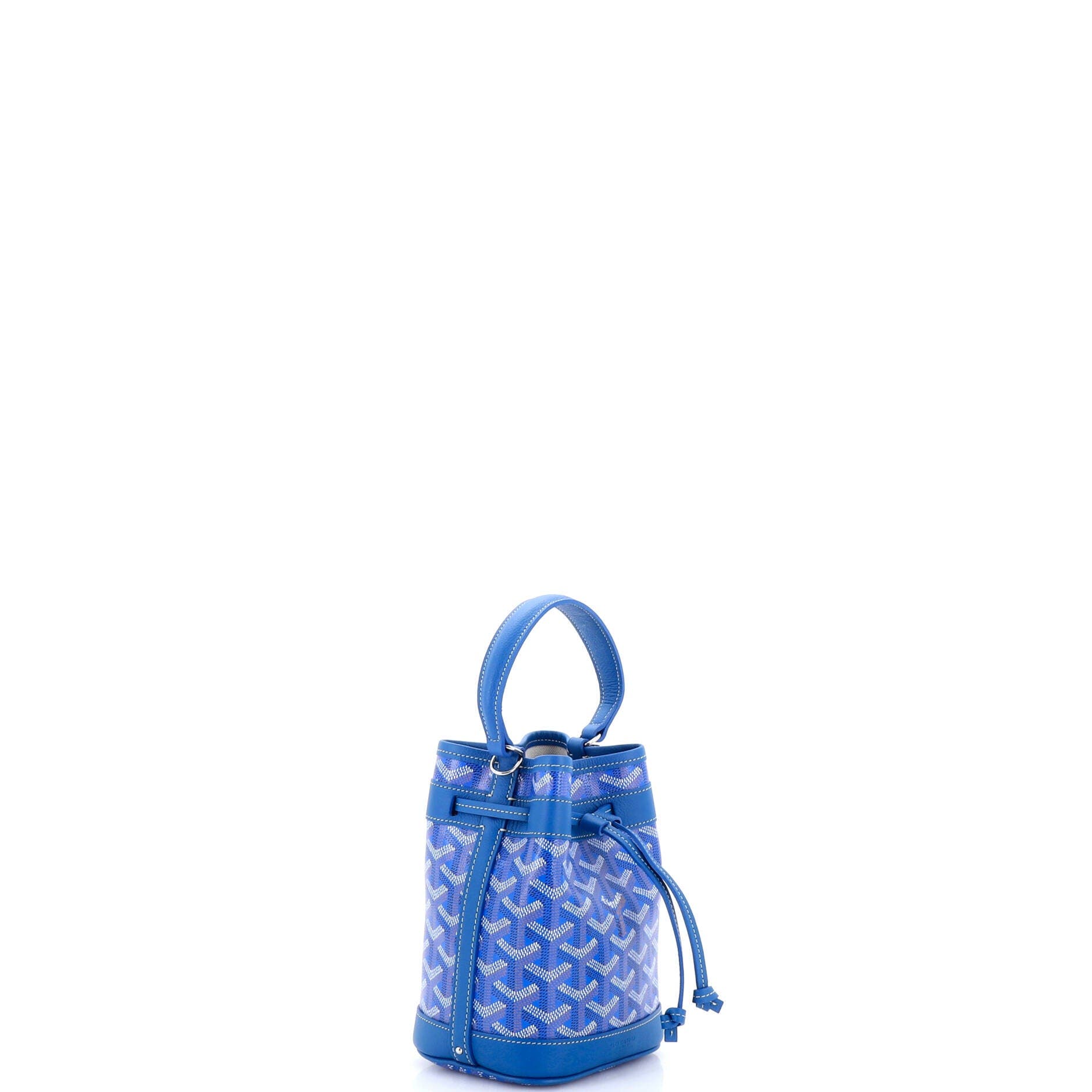 Pre-Owned Goyard Petit Flot Bucket Bag Coated Canvas PM, Alternate, color, 