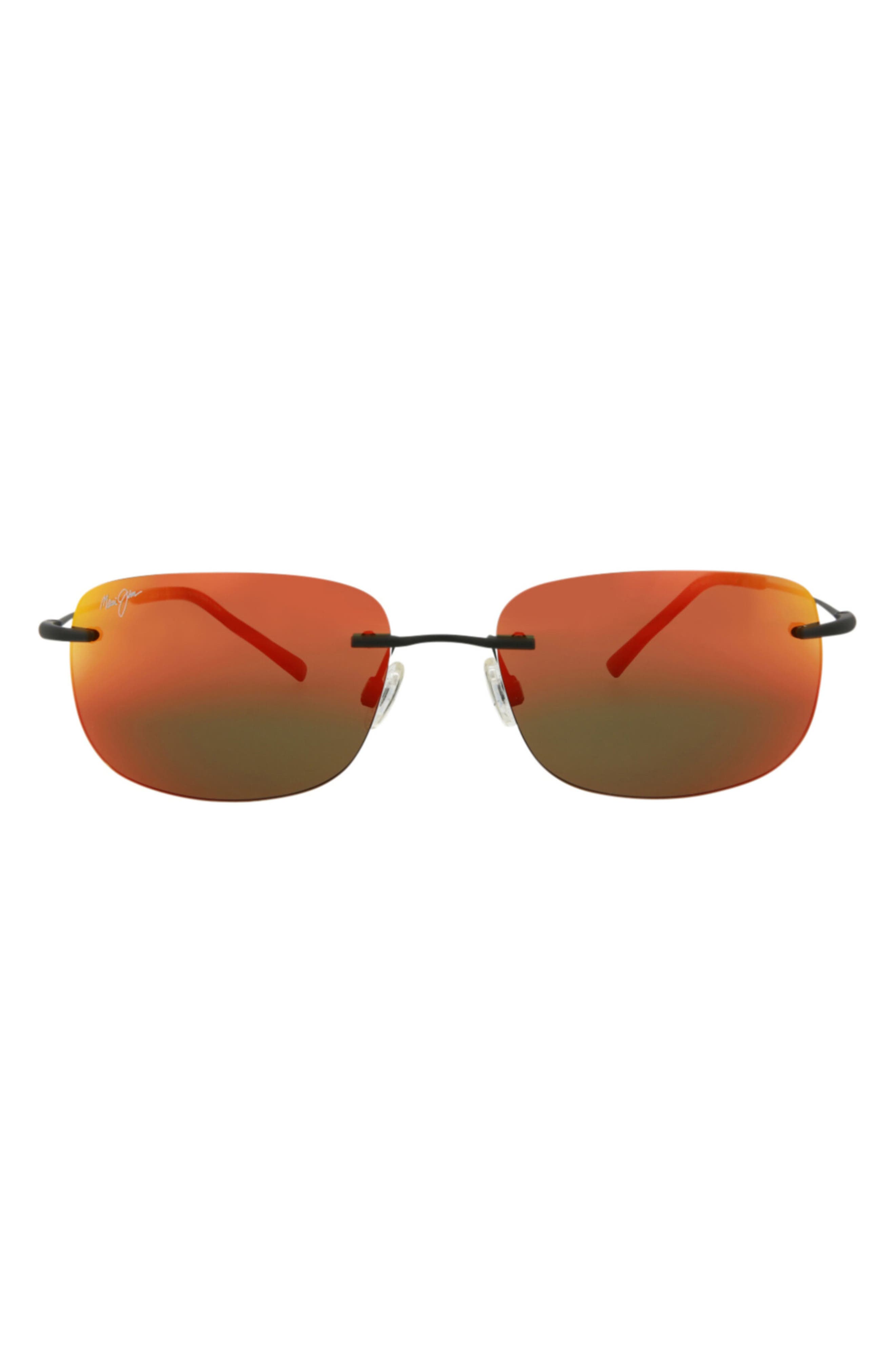 60mm Frameless Rectangle Sunglasses
