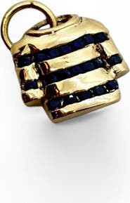 Leslie Paige Strip Shirt Charm