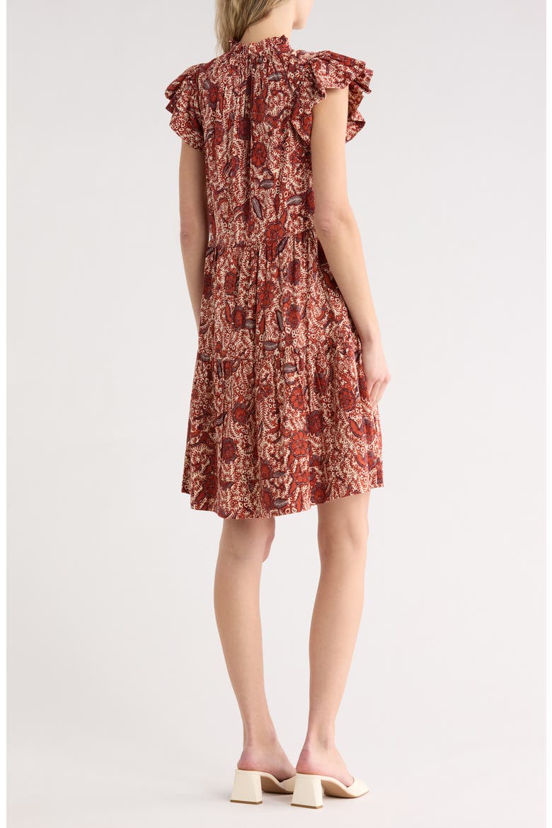 Kasim Dress, Alternate, color, BRICK