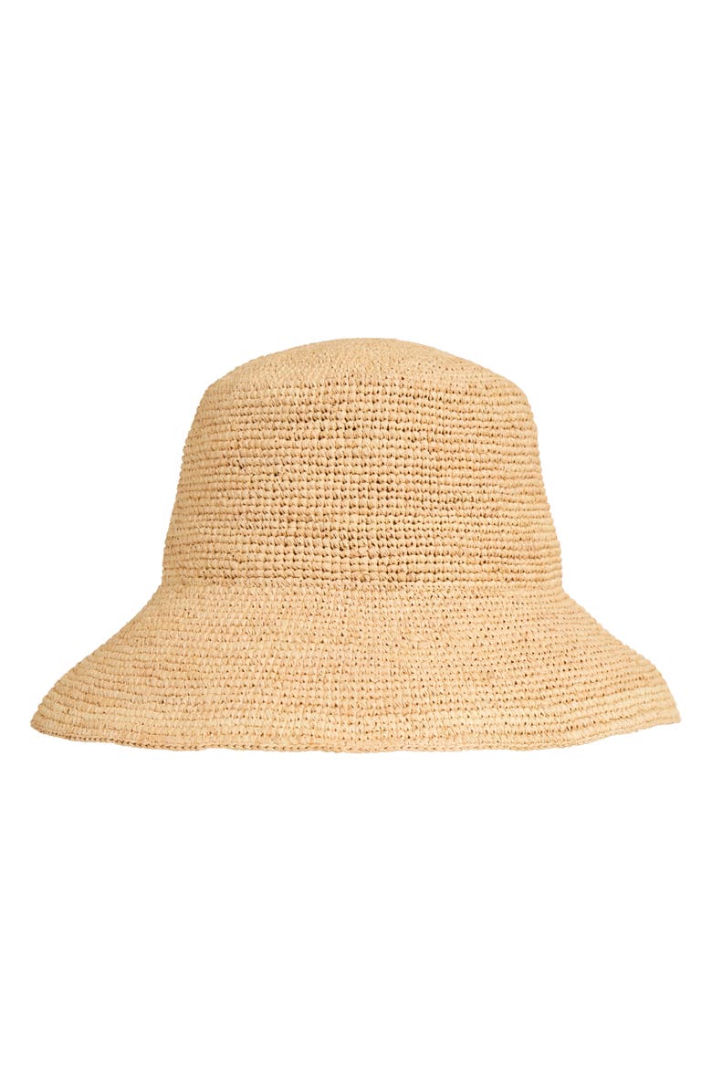 Vince Raffia Bucket Hat, Main, color,