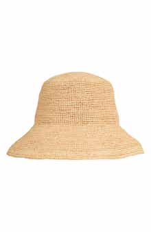 Vince Raffia Bucket Hat