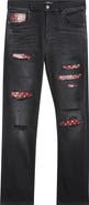 AMIRI Bandana Repaired Slim Fit Jeans