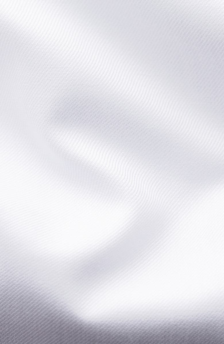 Eton Slim Fit Solid Dress Shirt, Alternate, color, White
