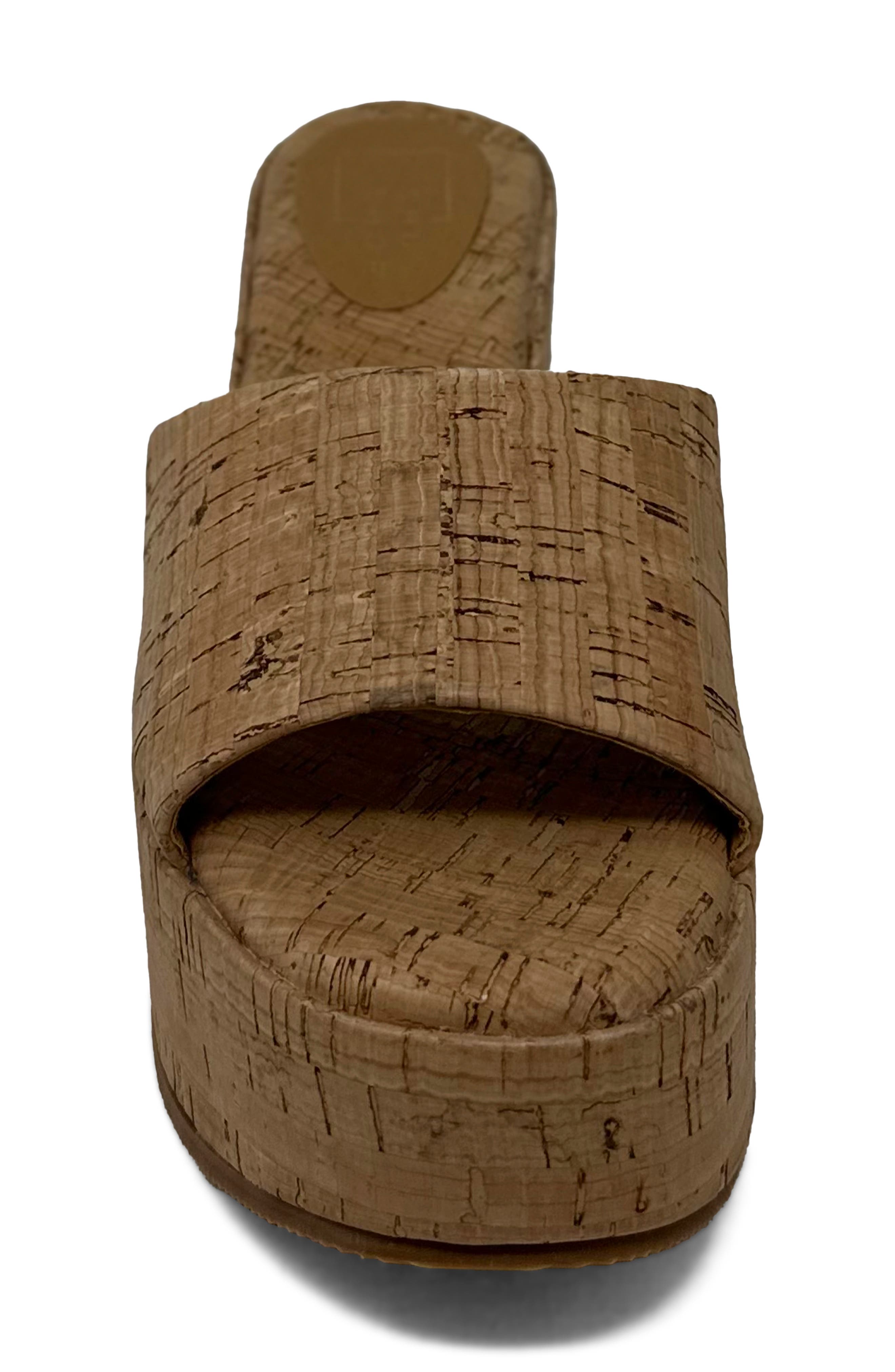 SHUSHOP Ivy Platform Slide Sandal, Alternate, color, Cork