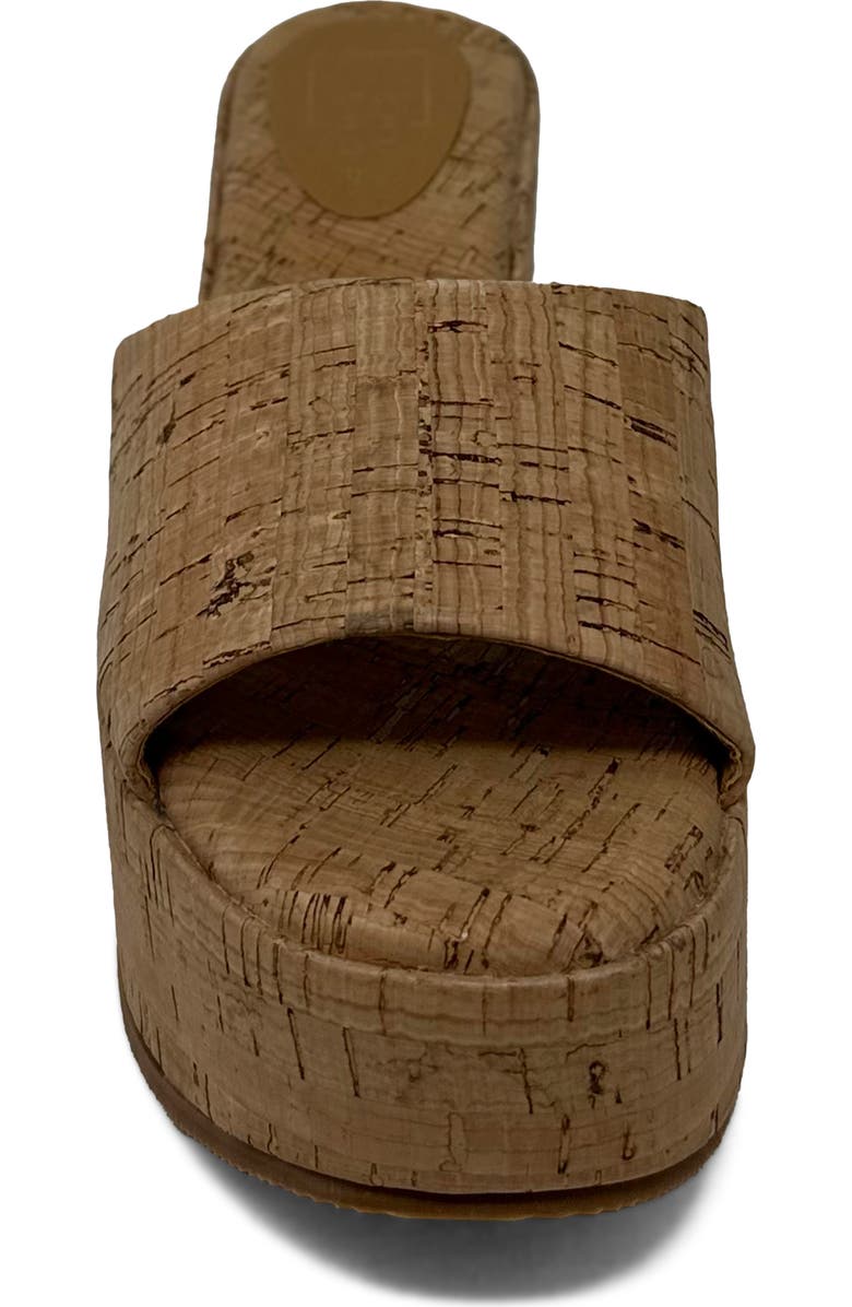 SHUSHOP Ivy Platform Slide Sandal, Alternate, color, Cork