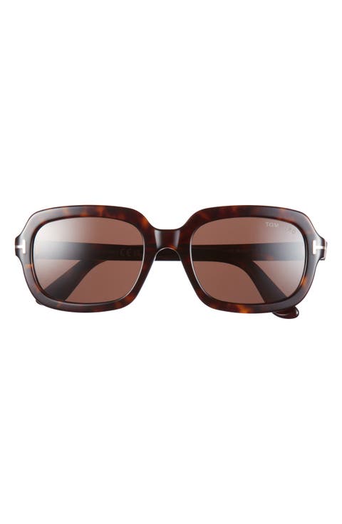 Lana 53mm Rectangular Sunglasses