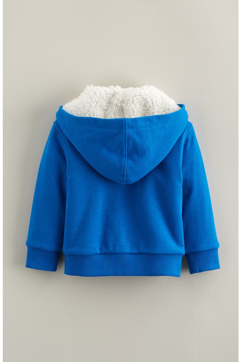 Kids' Fleece Lined Hoodie, Alternate, color, BLUE- BEAR HEAD EMBROIDERY