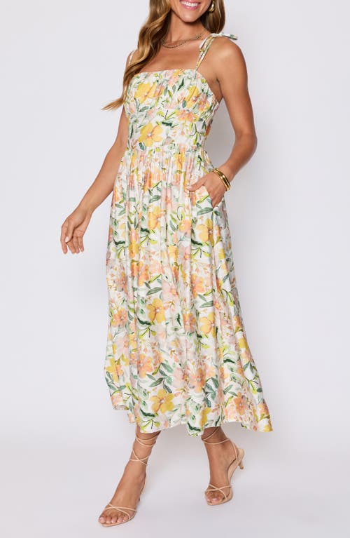 Vici Collection Emory Floral Sundress In Multi
