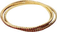 Panacea Set of 3 Crystal Stretch Bracelets