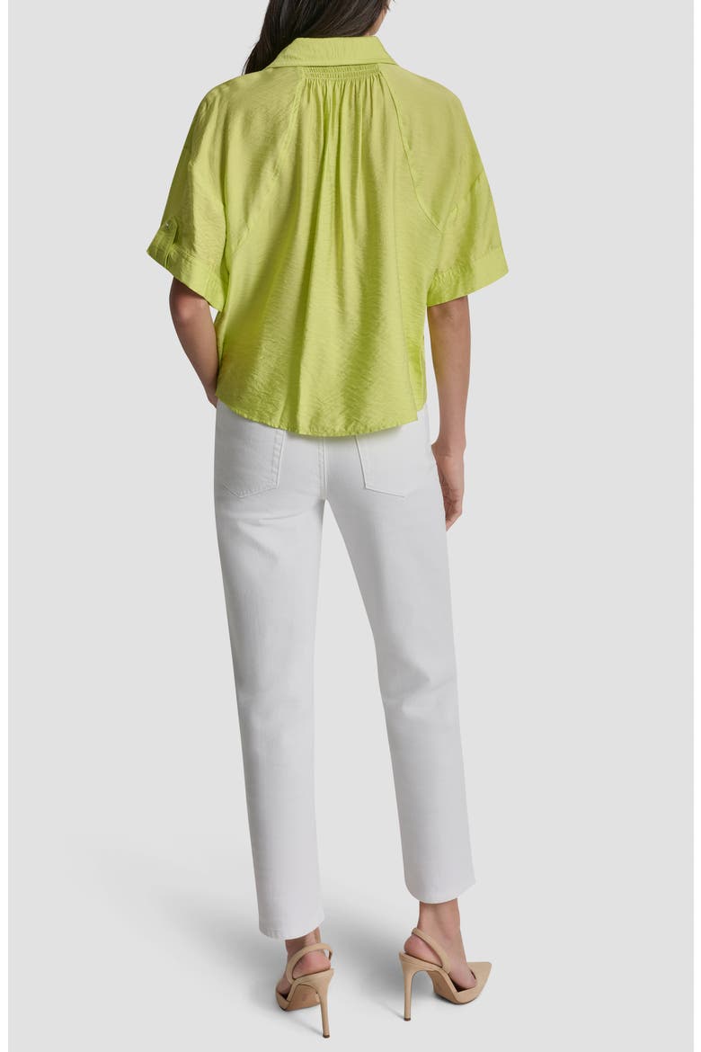 Short Sleeve Roll Tab Shirt, Alternate, color, LIMEADE