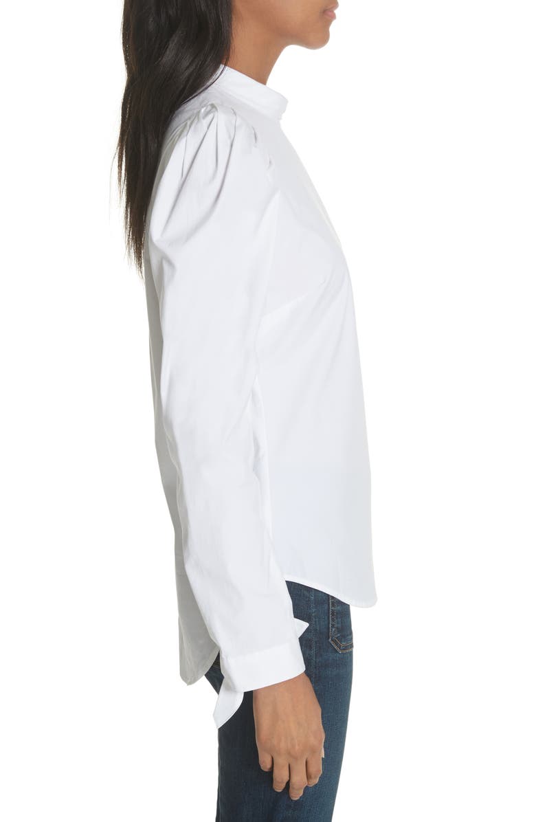 Veronica Beard Isabel Puff Sleeve Shirt, Alternate, color, 