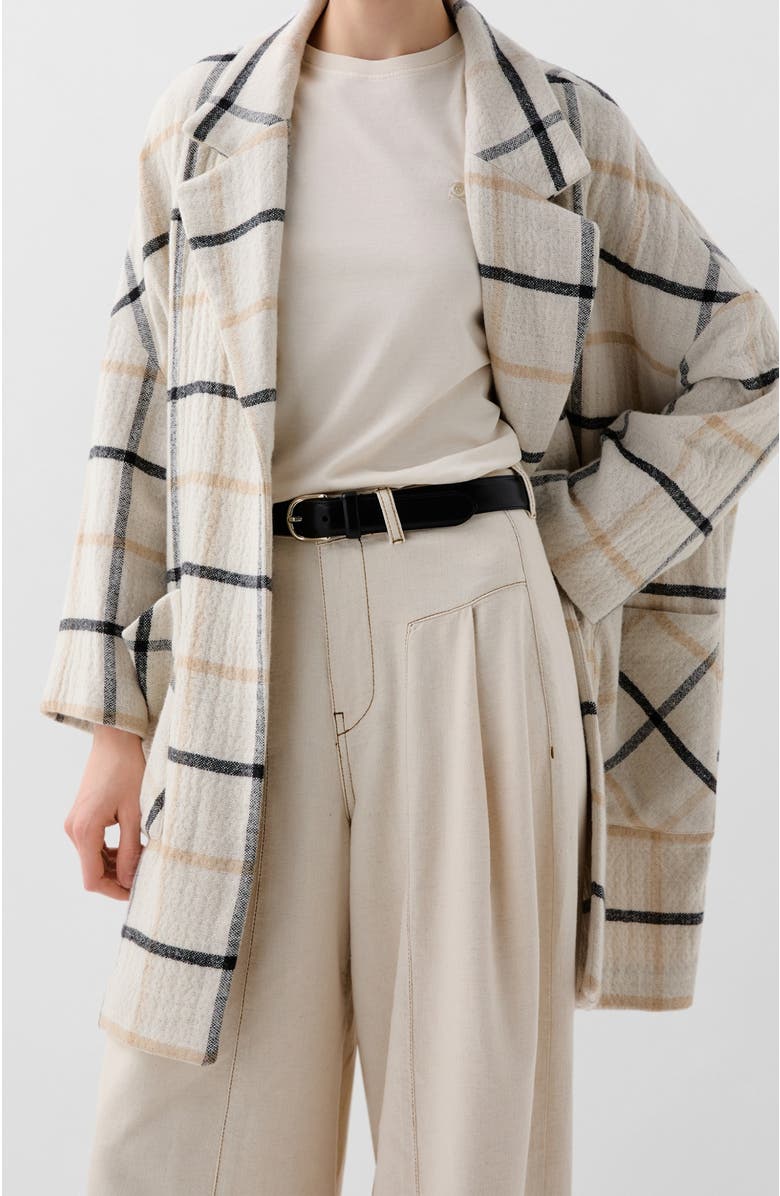 Scalpers Ava Coat, Main, color, Naturalcheck