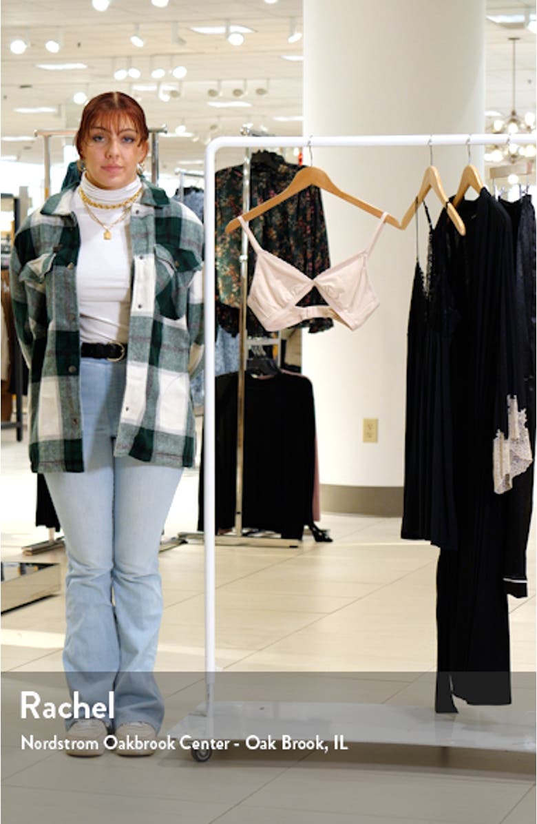 Adorned Cotton Blend Bralette, sales video thumbnail