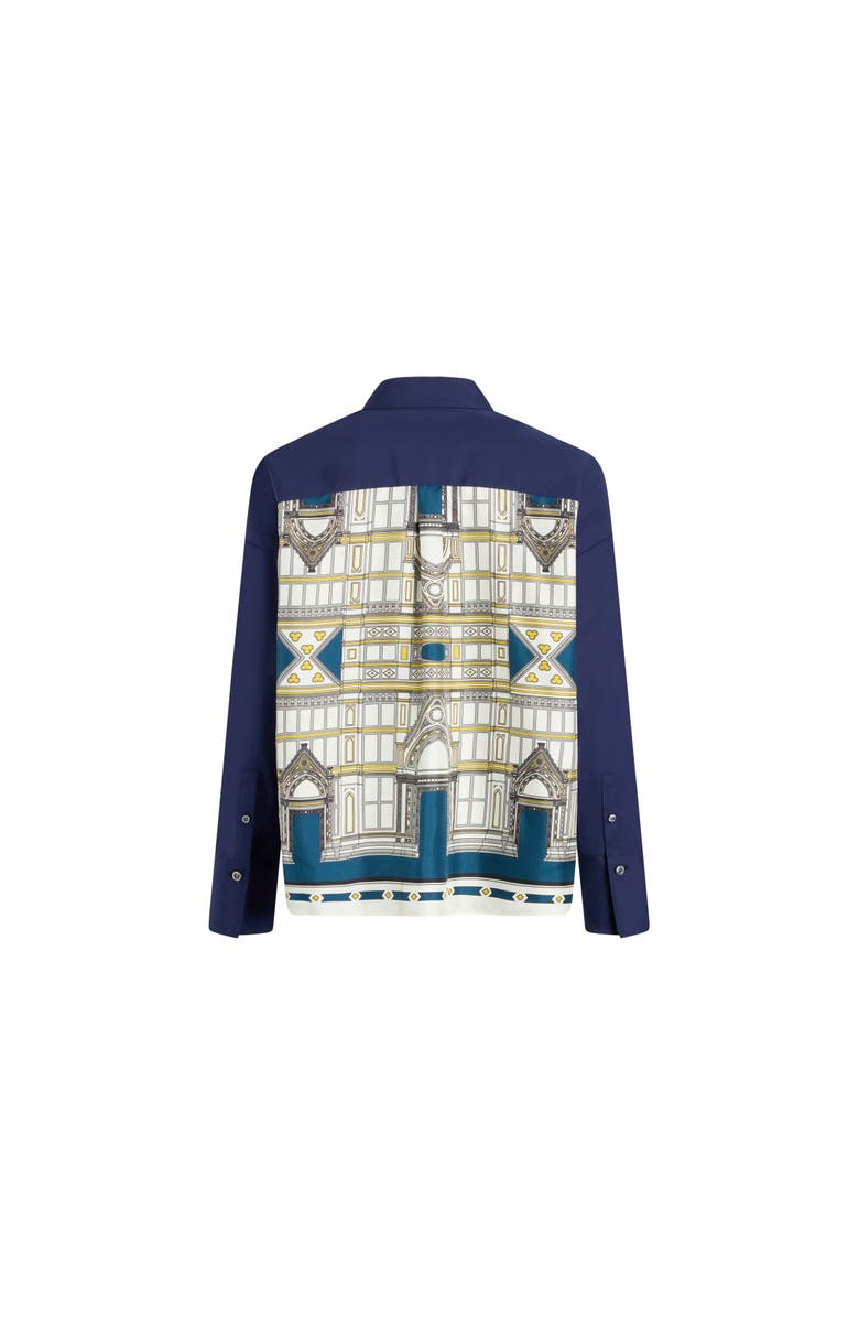 Callas Milano SIRENE Scarf-back Shirt, Main, color, Navy