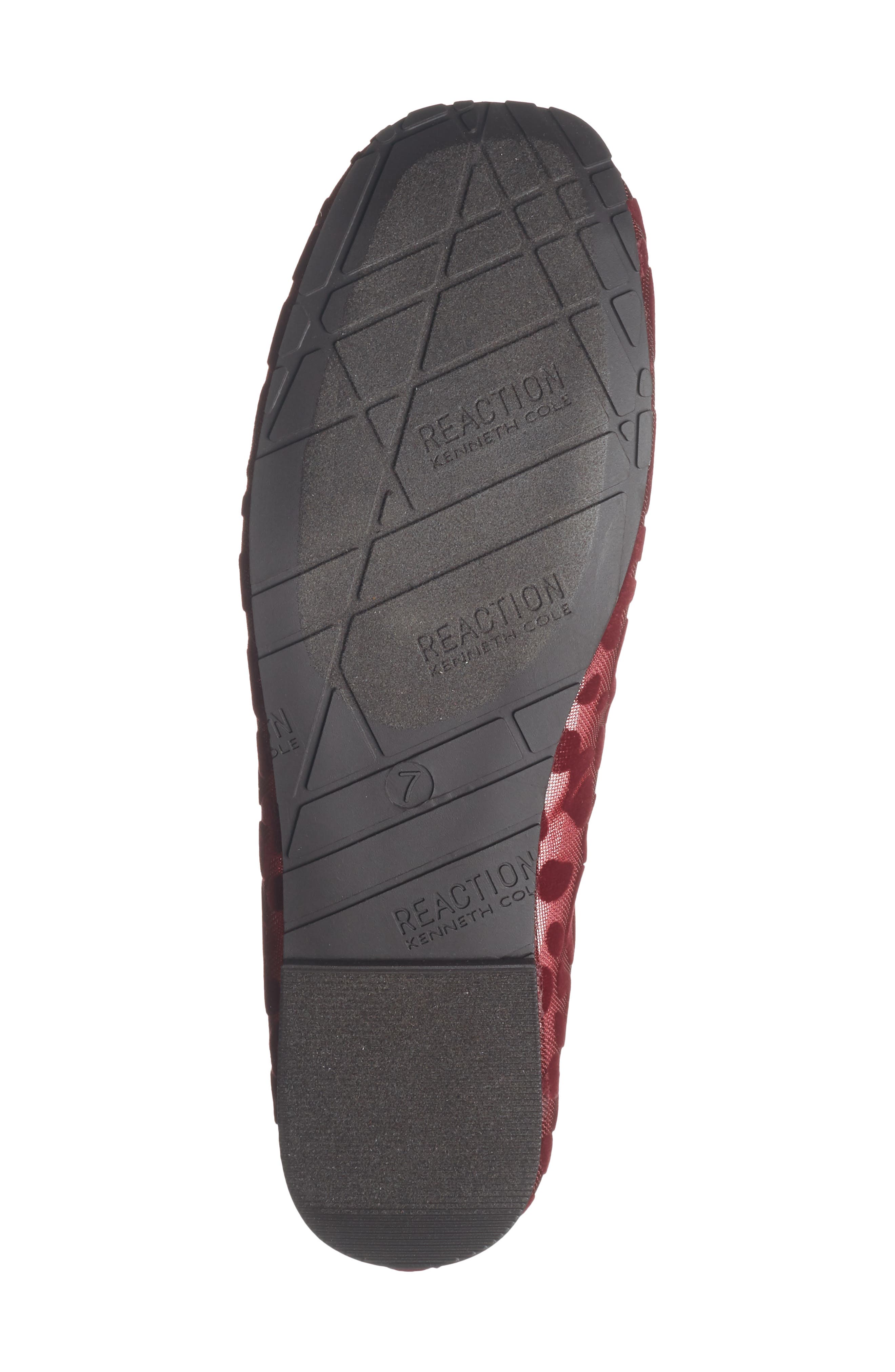 Reaction Kenneth Cole Elstree Ballet Flat, Alternate, color, Red Leopard Mesh
