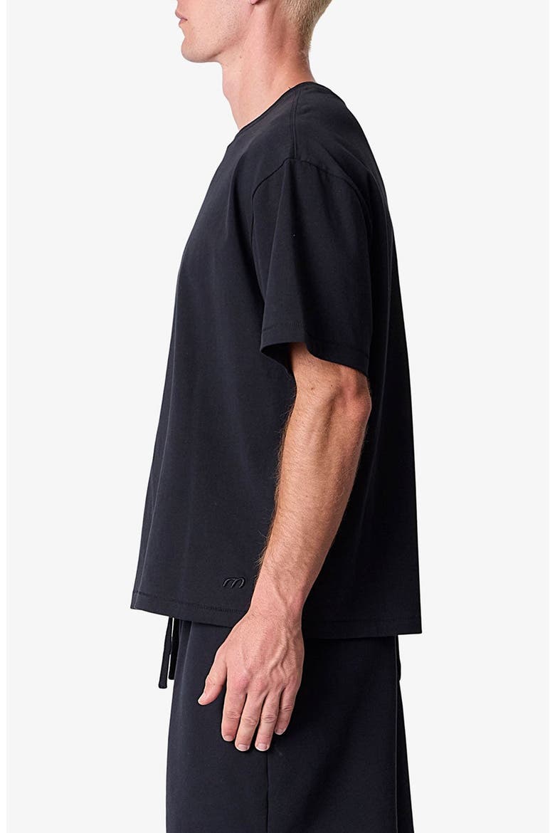Cropped T-Shirt, Main, color, BLACK