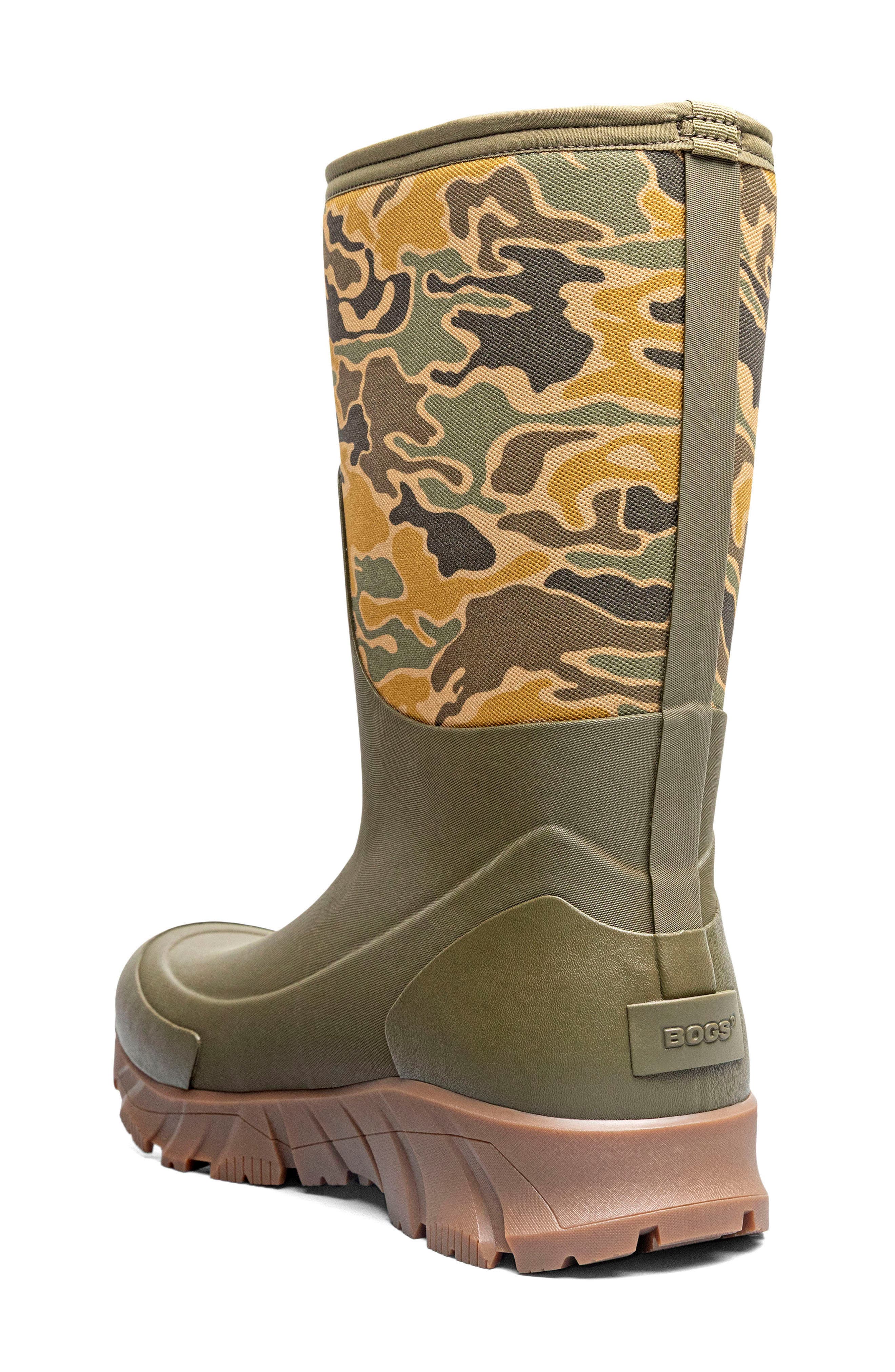 Arcata II Tall Waterproof Boot, Alternate, color, OLIVE MULTI