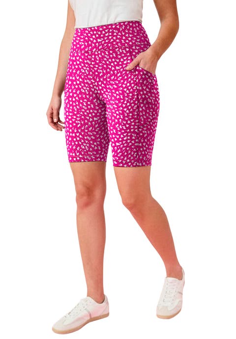 Plus Size Soft Sculpt Pull On Side Pocket Bike Shorts
