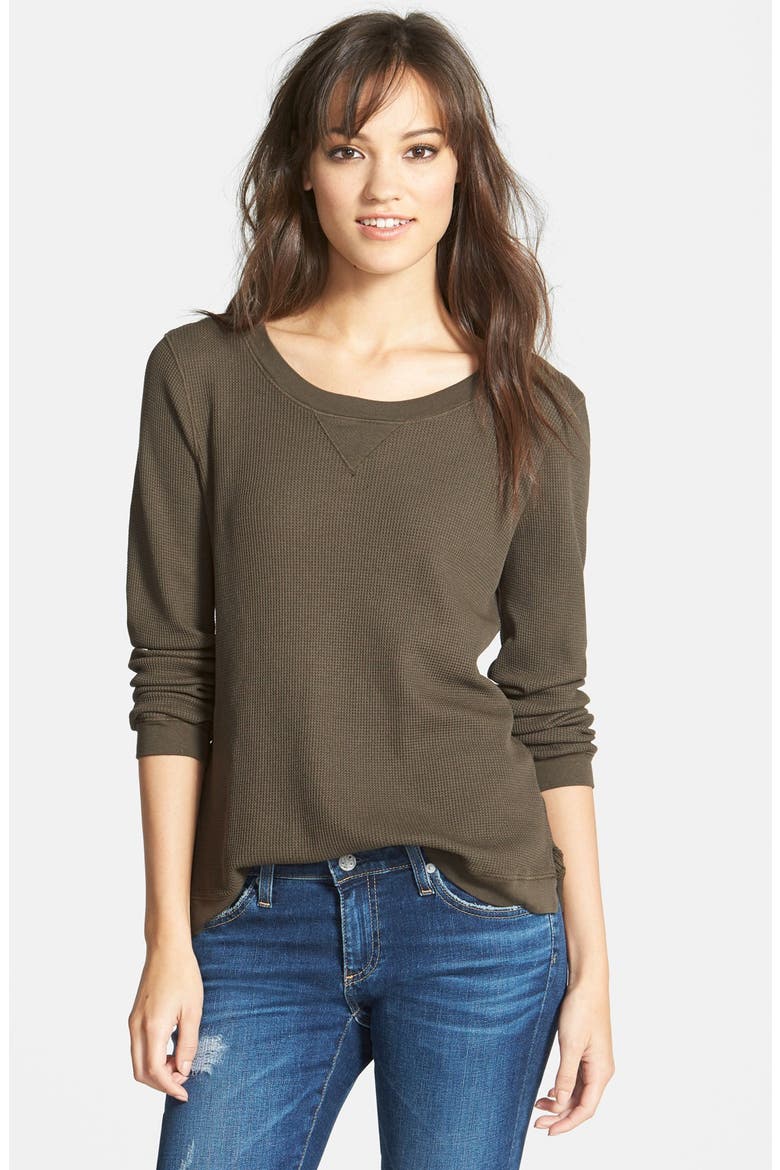 Thermal Pullover, Main, color, OLIVE