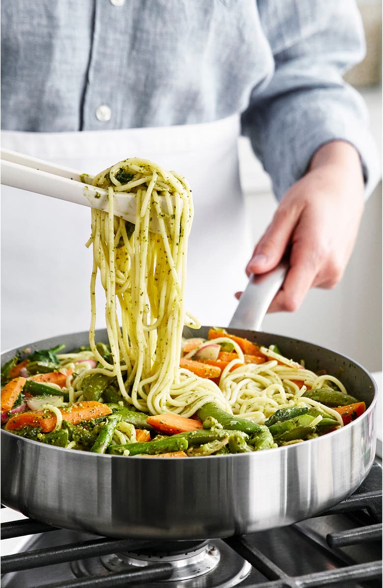 GreenPan Chatham Stainless Steel Ceramic Nonstick 12-Piece Cookware Set, Alternate, color, Stainless Steel