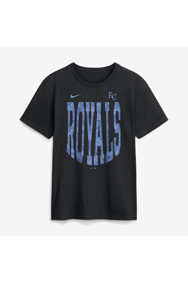 Men's Nike  Black Kansas City Royals Camo Velocity Victor T-Shirt, Main, color, Black