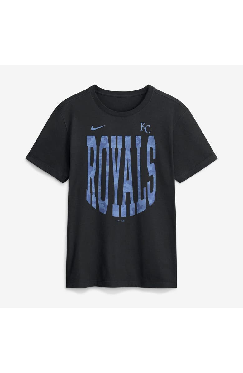 Nike Men's Nike Black Kansas City Royals Camo Velocity Victor T-Shirt, Main, color, Black