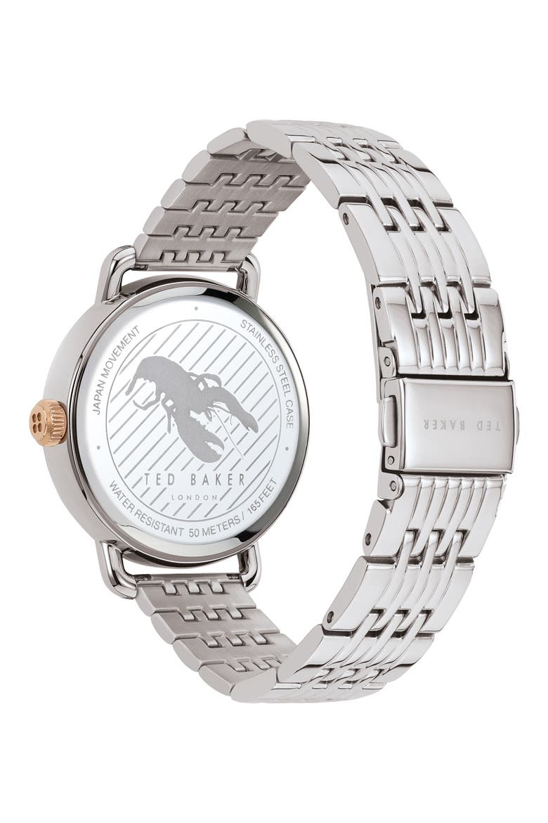 Hannahh Sub-Eye Bracelet Watch, 34mm, Alternate, color, SILVER