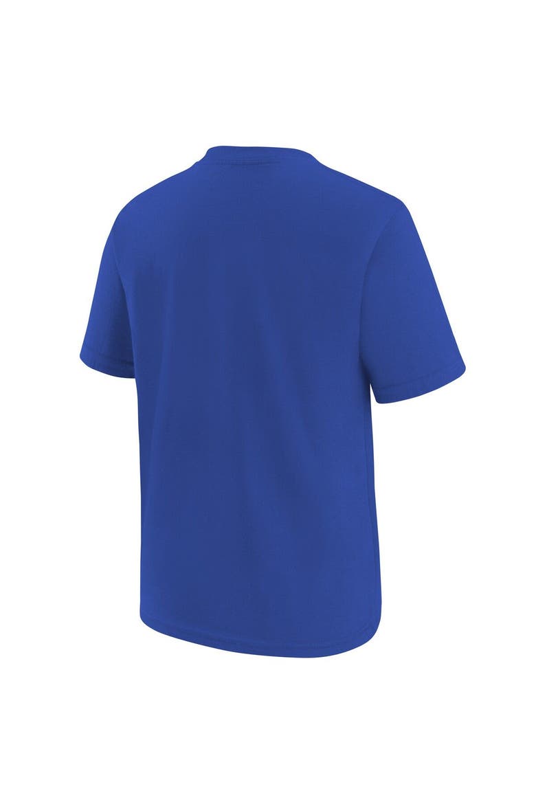 Youth Nike Royal Los Angeles Rams Super Bowl LVI Champions Slogan T-Shirt, Alternate, color, Royal