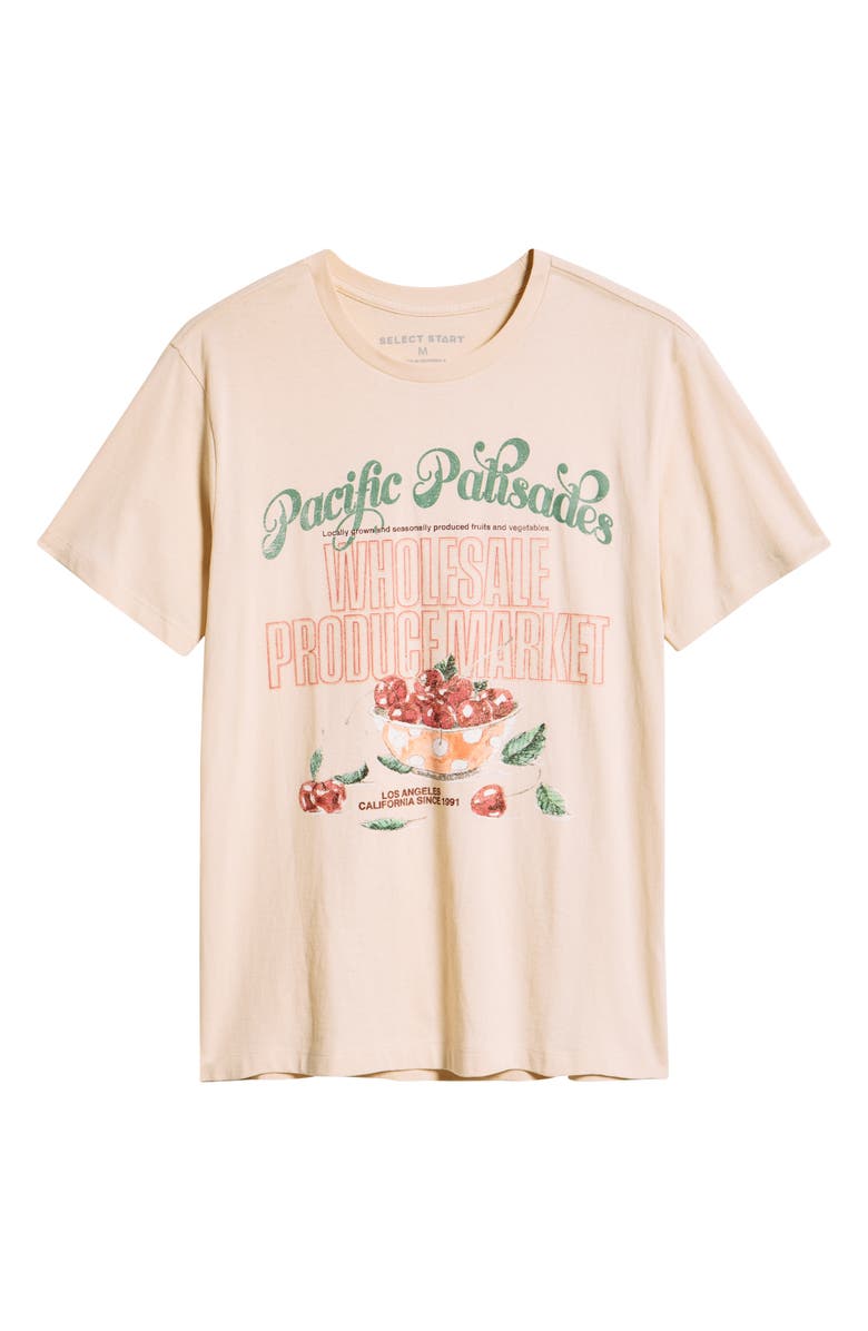 The Forecast Agency Produce Market Cotton Graphic T-Shirt, Alternate, color, Sand