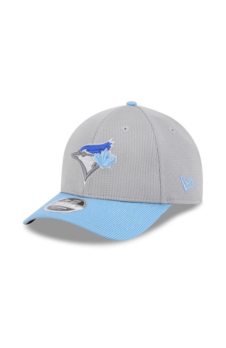 New Era Men's New Era  Gray/Powder Blue Toronto Blue Jays 2025 Batting Practice 9FORTY M-Crown Adjustable Hat, Main, color, 